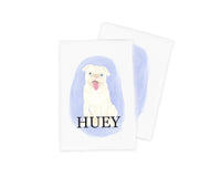 Personalized Pug (White) Tea Towel (Set of 2)