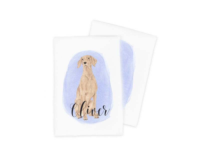 Personalized Viszla Tea Towel (Set of 2)