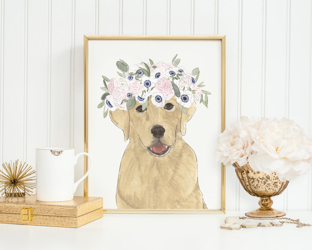 Pups in Anemones Printed Copies