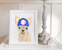 Chihuahuas in Hats Prints