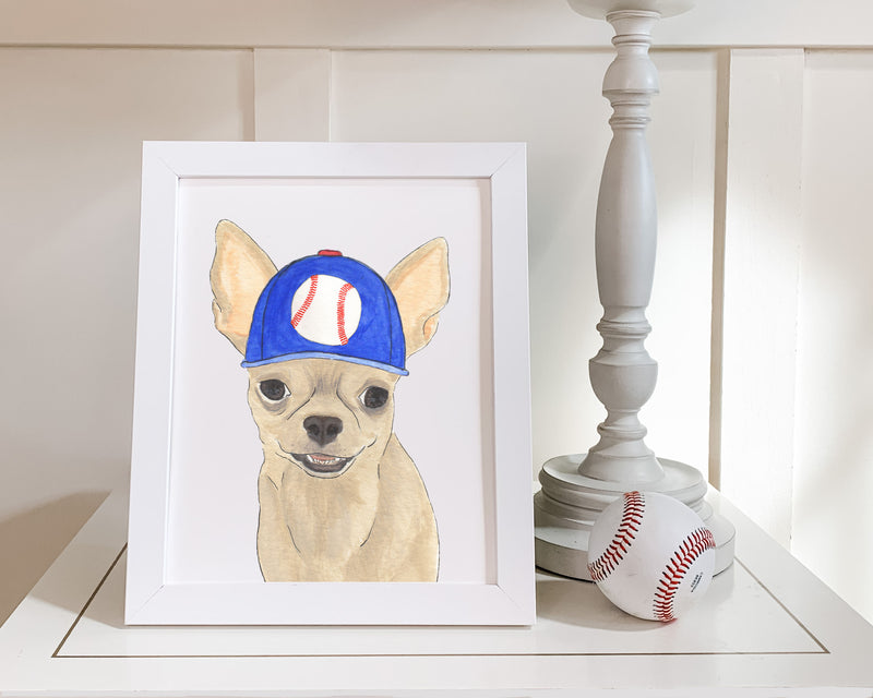 Chihuahuas in Hats Prints