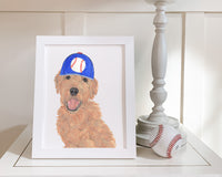 Golden Doodles in Hats Prints