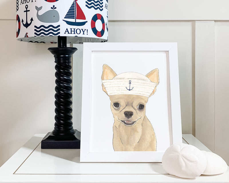Chihuahuas in Hats Prints