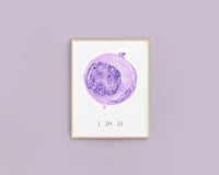 Custom Watercolor Embryo Painting