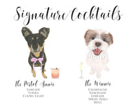 Signature Cocktail Bar Menu