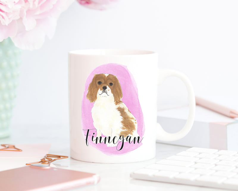 Personalized Cavalier King Charles Spaniel (Blenheim) Ceramic Mug
