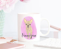 Personalized Chihuahua (Short Haired, Fawn) Ceramic Mug