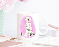 Personalized Dalmatian Ceramic Mug