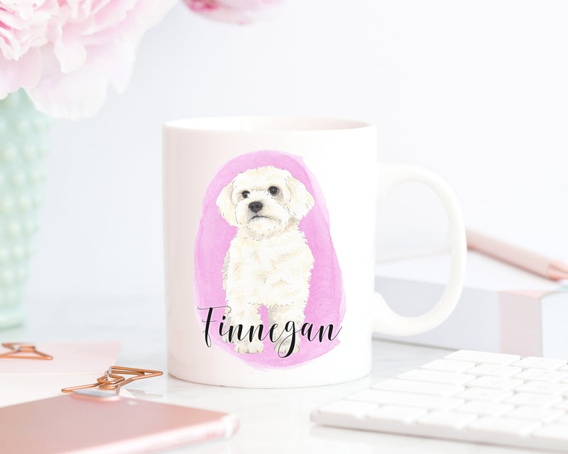 Personalized Bichon Ceramic Mug