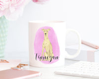 Personalized Greyhound Ceramic Mug
