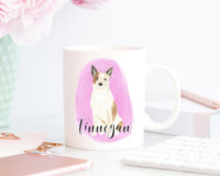 Personalized Australian Cattledog Heeler (Red & White) Ceramic Mug