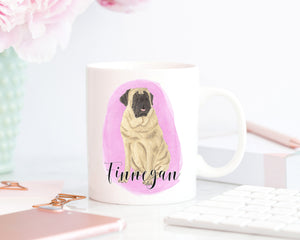 Personalized Mastiff Ceramic Mug