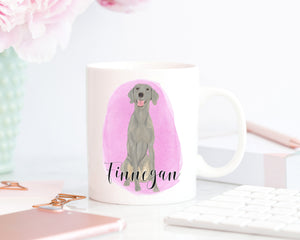 Personalized Weimaraner Ceramic Mug