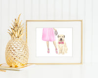 Wheaten Walkin' Fine Art Print