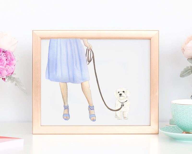 Custom Havanese Dog Mom Print