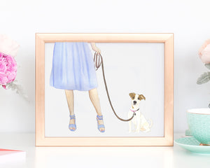 Custom Jack Russell Terrier Dog Mom Print