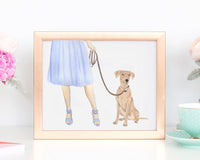 Custom German Pinscher Dog Mom Print
