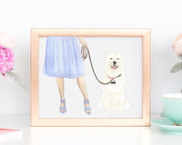 Custom Great Pyrenees Dog Mom Print