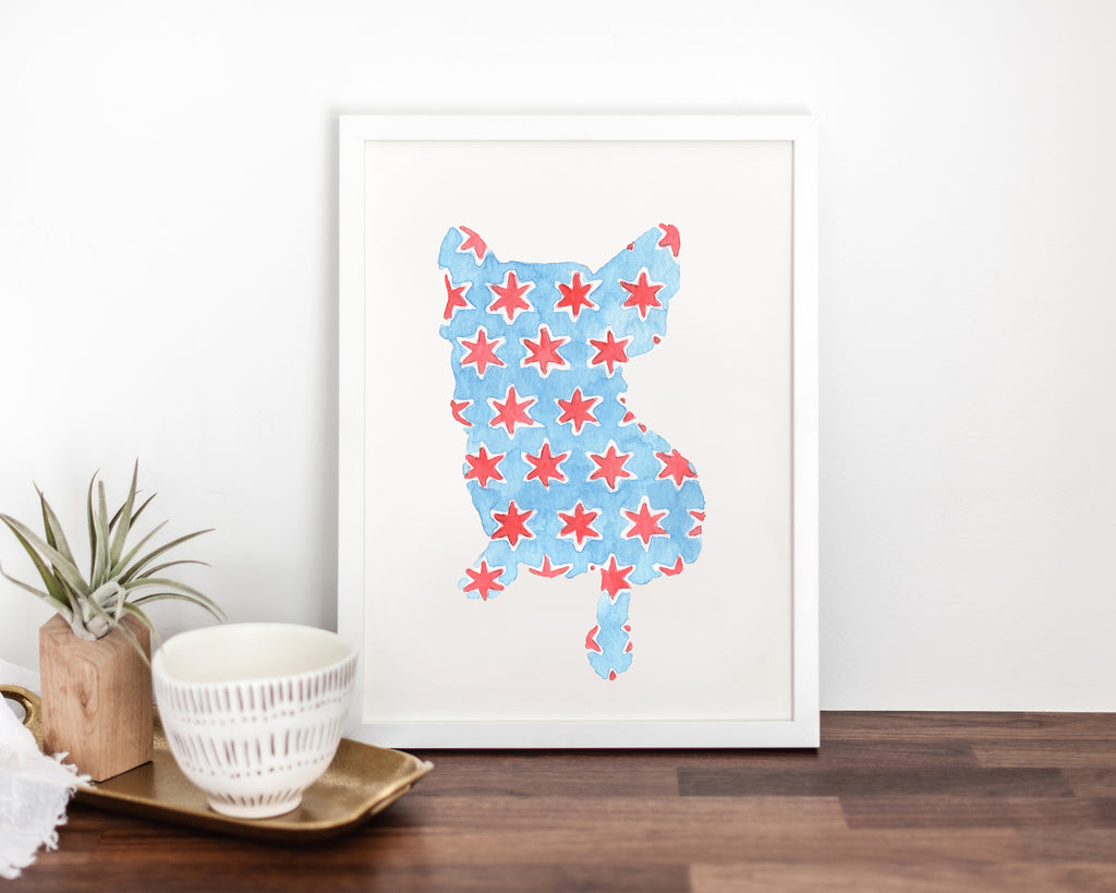 Chicago Dog Fine Art Print (#5)