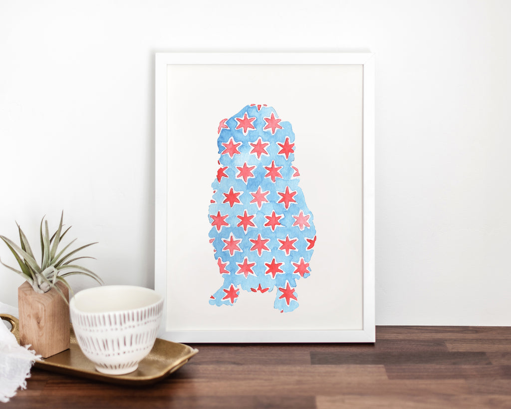 Chicago Dog Fine Art Print (#12)