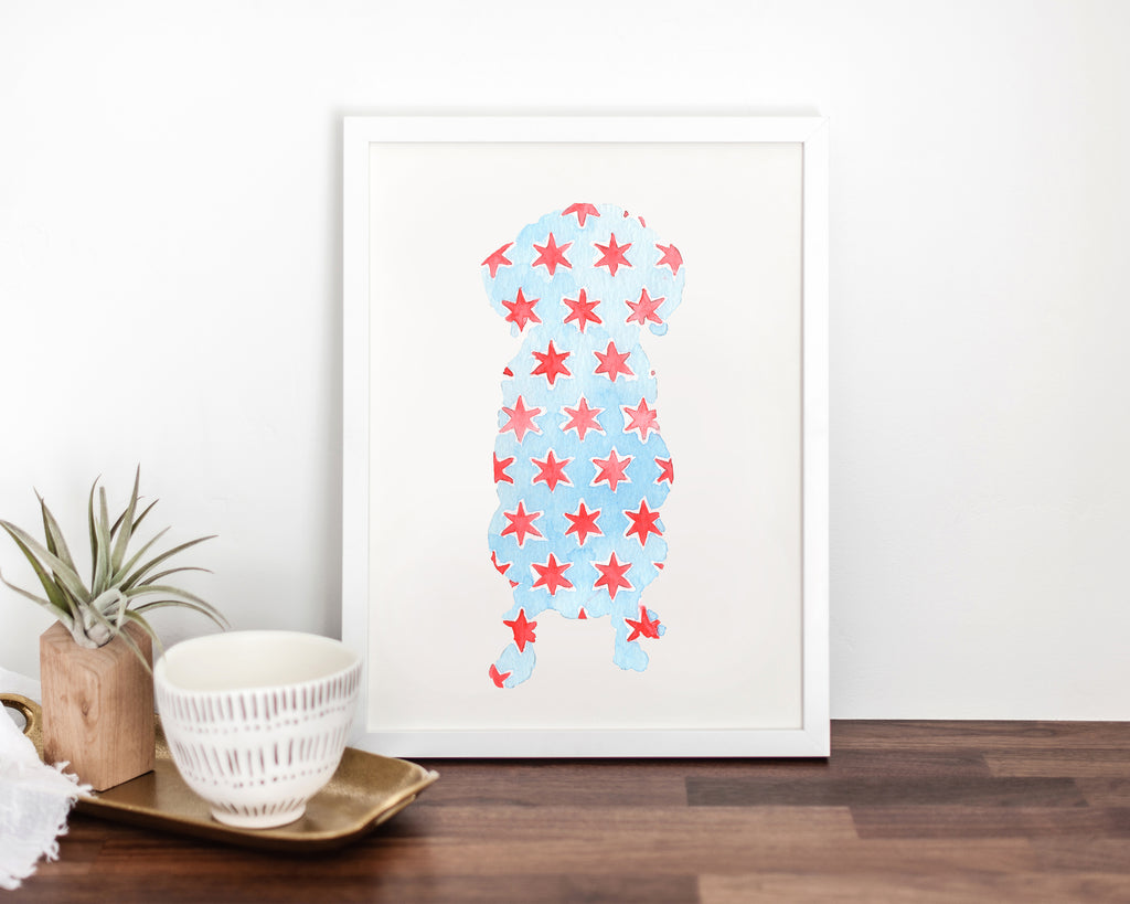 Chicago Dog Fine Art Print (#9)