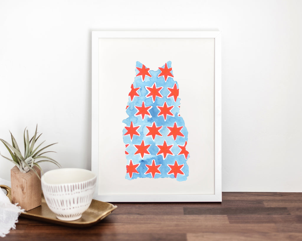 Chicago Dog Fine Art Print (#6)