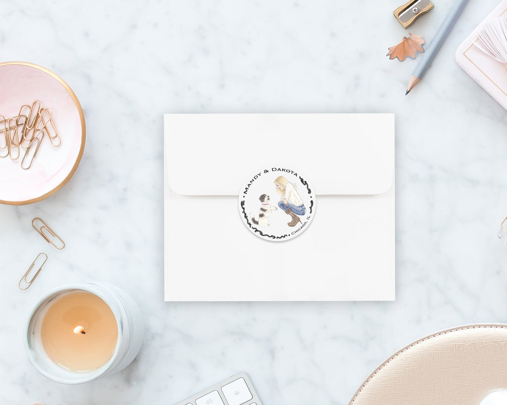 Round Address Labels