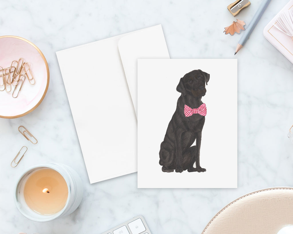 Black Lab Big Baby Folded Cards (set of 10)