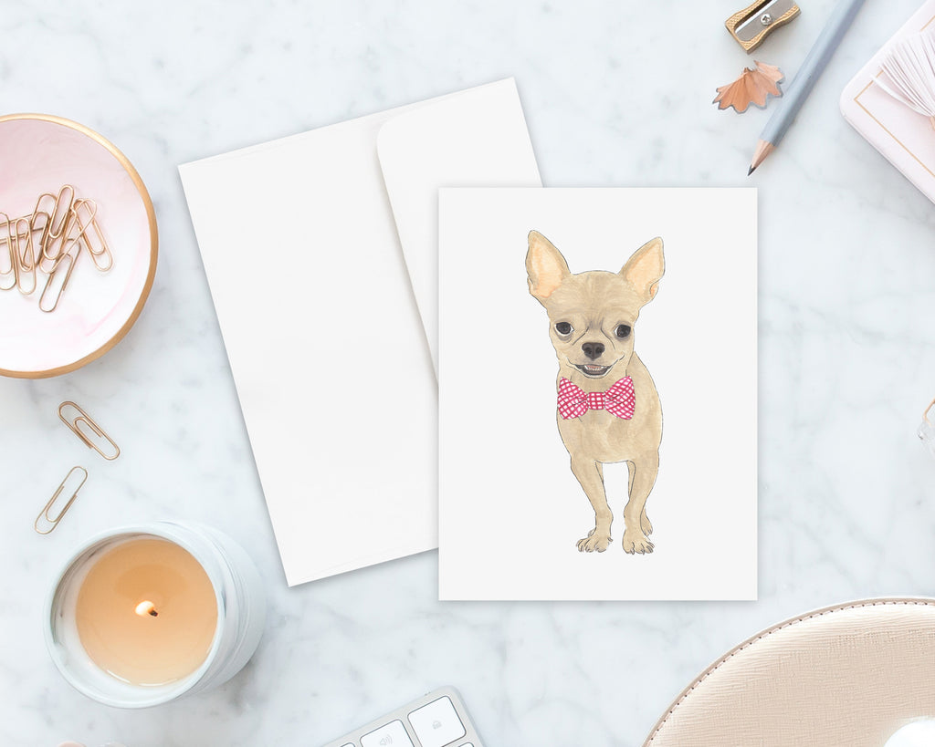 Chihuahua Big Baby Folded Cards (set of 10)