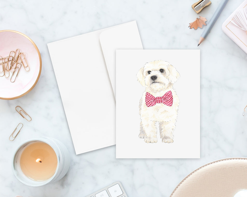 White Floof Big Baby Folded Cards (set of 10)