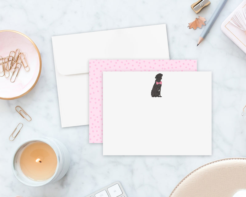 Black Lab Little Baby Flat Cards (set of 10)