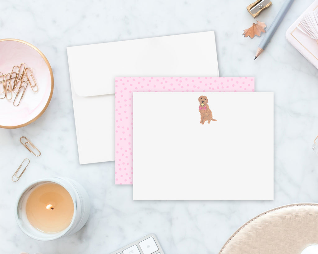 Golden Doodle Little Baby Flat Cards (set of 10)