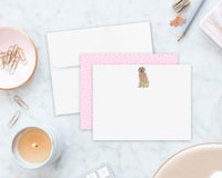 Golden Retriever Little Baby Flat Cards (set of 10)