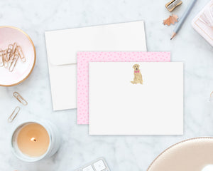 Yellow Lab Little Baby Flat Cards (set of 10)