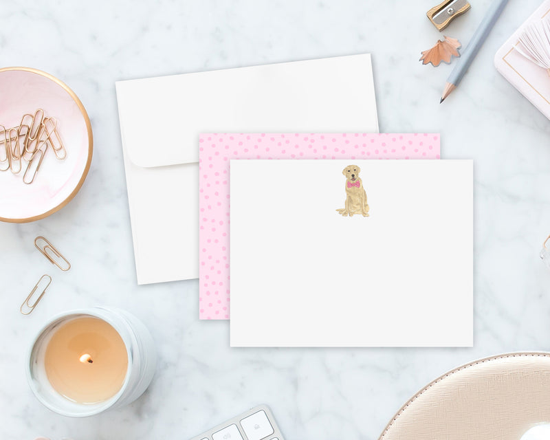 Yellow Lab Little Baby Flat Cards (set of 10)