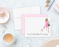 Olivia & The White Floof Flat Cards (set of 10)