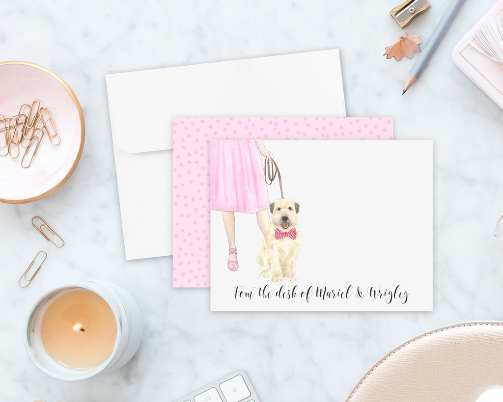 Wheaten Walkin' Flat Cards (Set of 10)