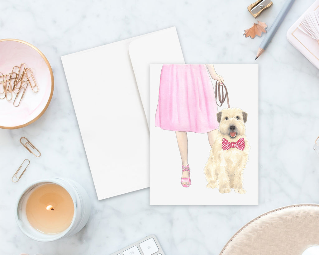 Wheaten Walkin' Folded Cards (Set of 10)