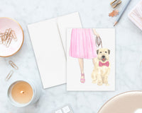 Wheaten Walkin' Folded Cards (Set of 10)