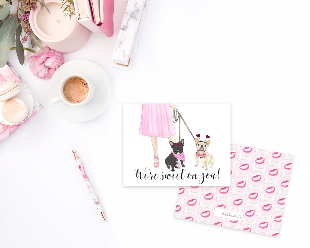 Personalized Walkin' Kisses Valentines