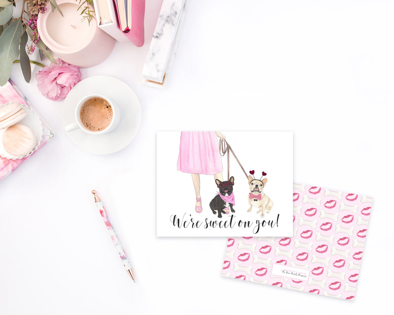 Personalized Walkin' Kisses Valentines