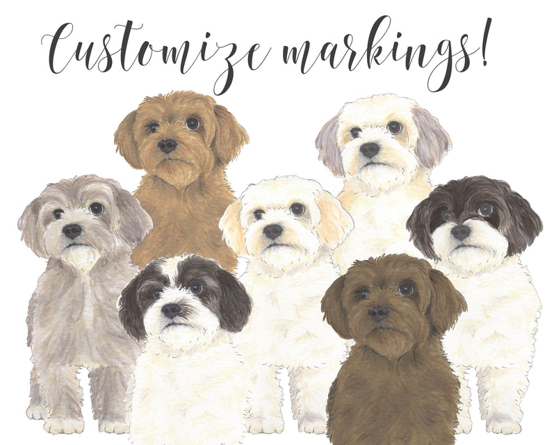 Custom Havanese Dog Mom Print