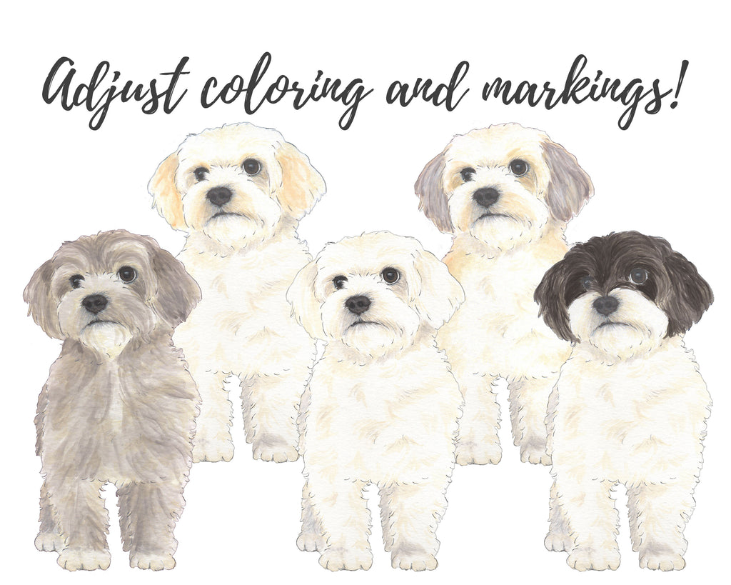 White Floof Big Baby Folded Cards (set of 10)