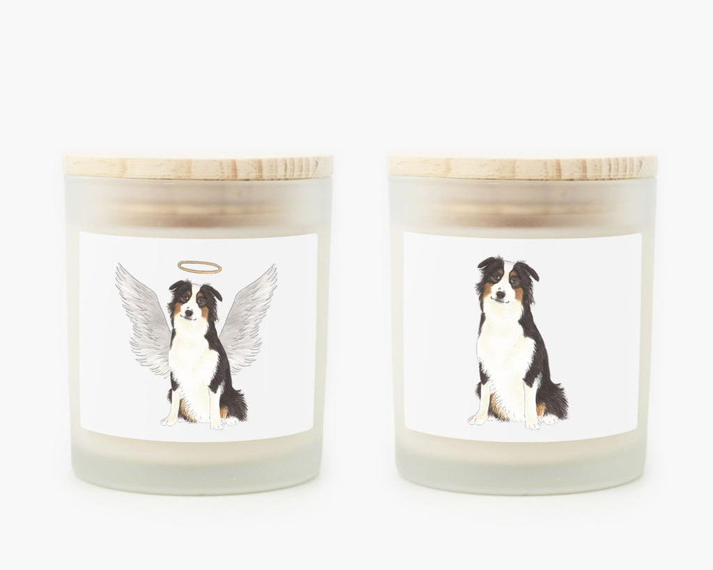 Australian Shepherd Candle