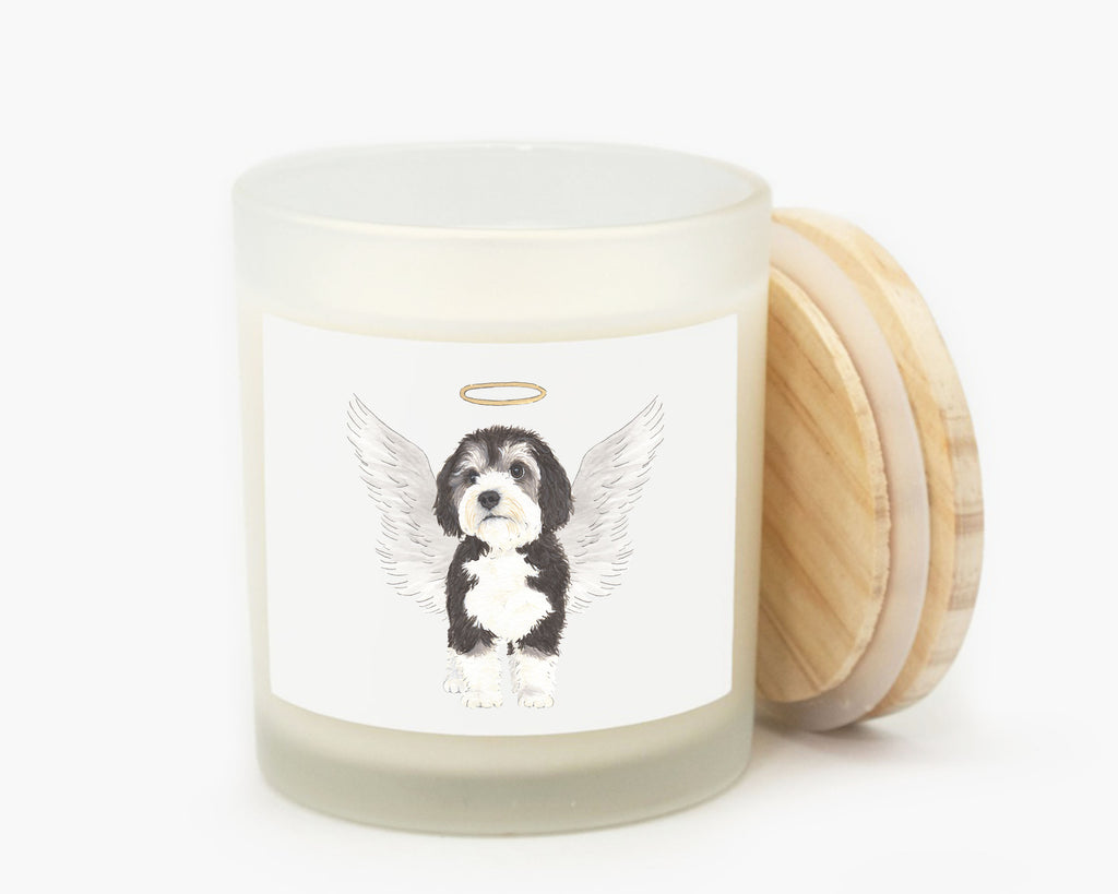 Bernedoodle Candle