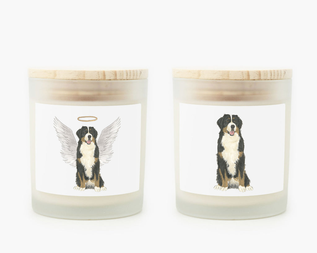 Bernese Mountain Dog Candle