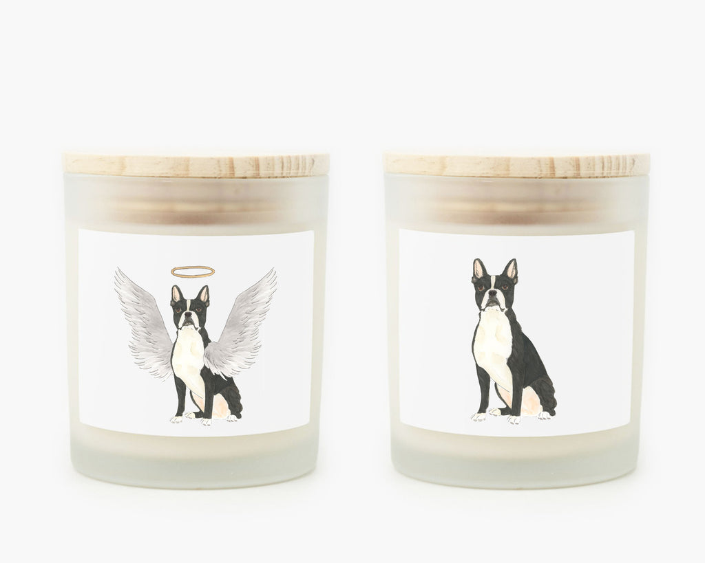 Boston Terrier Candle