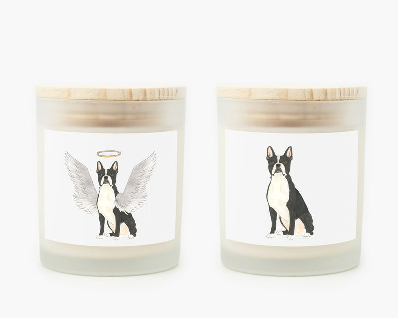 Boston Terrier Candle