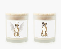 Boxer (Brindle) Candle