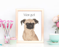 Personalized Brussels Griffon Fine Art Prints